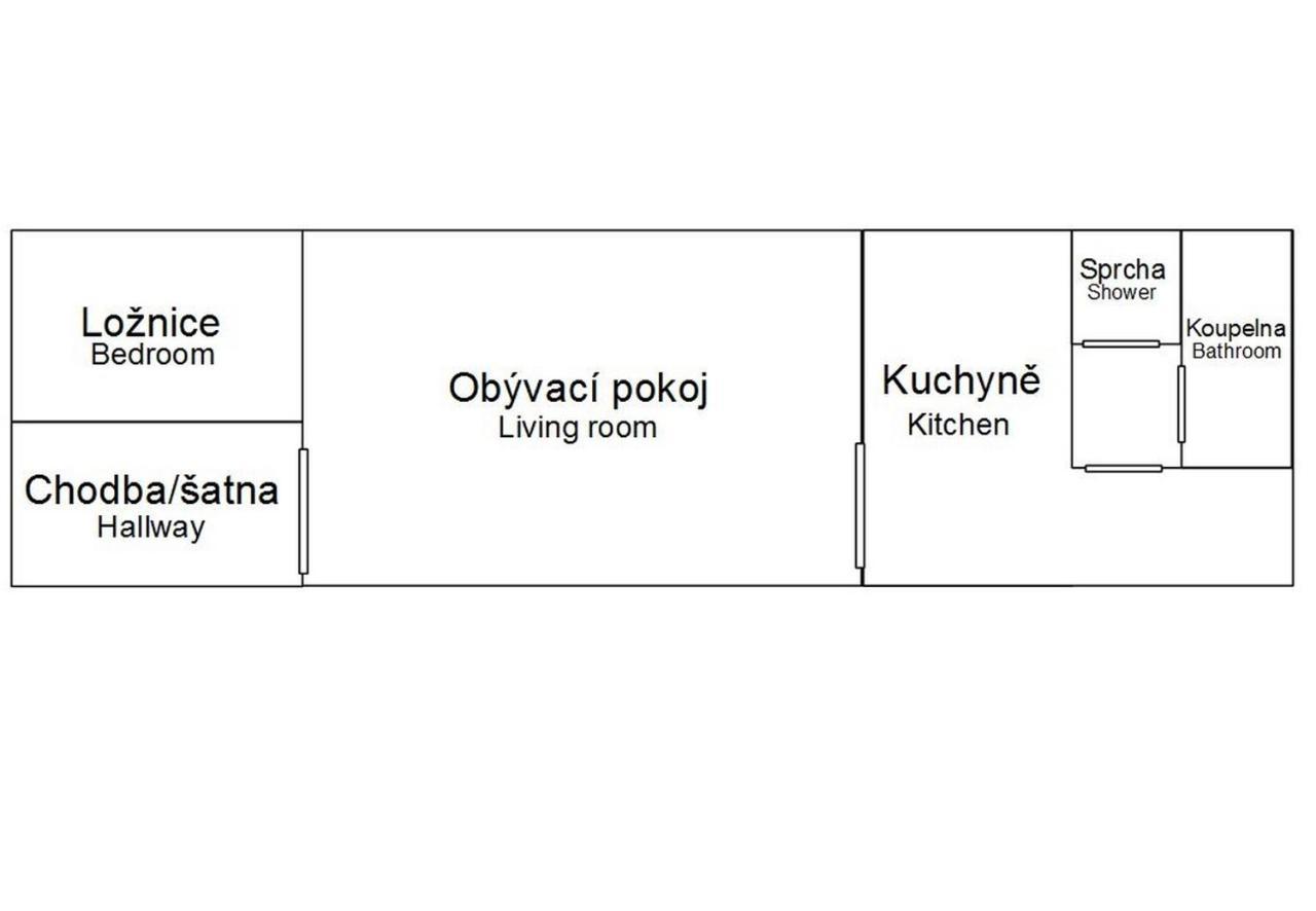 Apartman Pod Hradem Sobeslav Bagian luar foto
